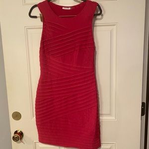 Pink Calvin Klein dress
